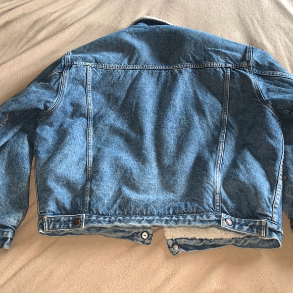 Vintage Gap Denim Sherpa Jacket - Picture 5 of 6